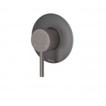 Axle Wall Mixer, Gun Metal, 100mm Round Plate Axle Wall Mixer, Gun Metal, 100mm Round Plate